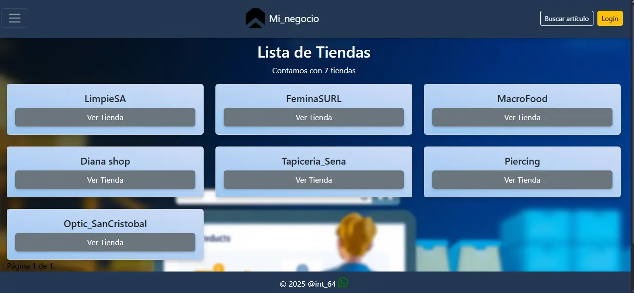 Mi Negocio Web App